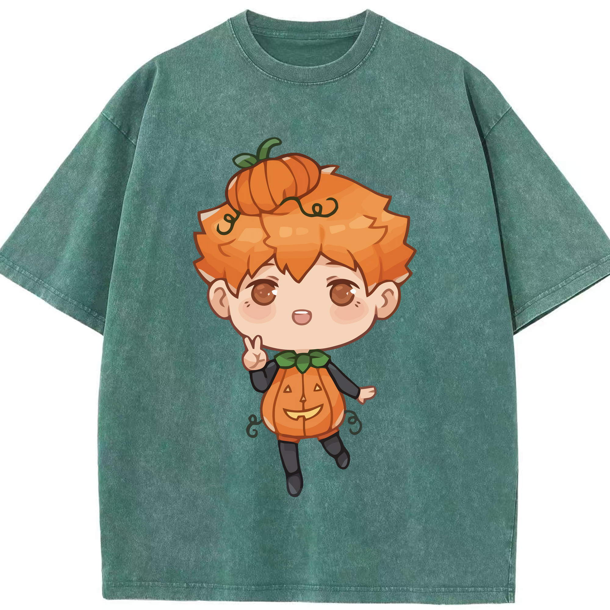 （画像用） ハイキュー!! Haikyu!! 綿100% ヴィンテージ風 半袖Tシャツ（フロントプリント）